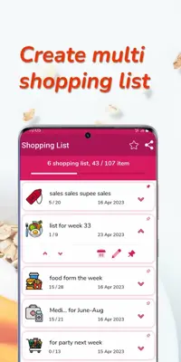 Shopping List android App screenshot 0