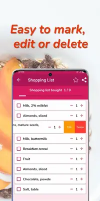 Shopping List android App screenshot 2